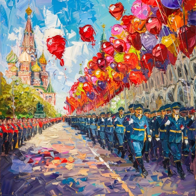 День победы — открытка