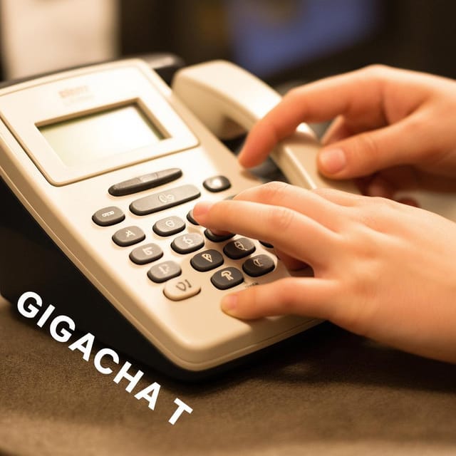 День кнопочного телефона — открытка, нарисованная нейросетью GigaChat