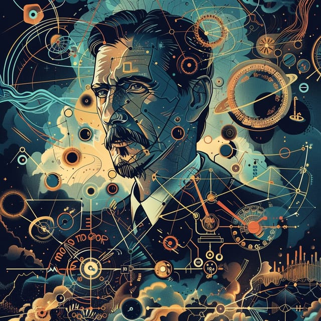День Николы Теслы — открытка