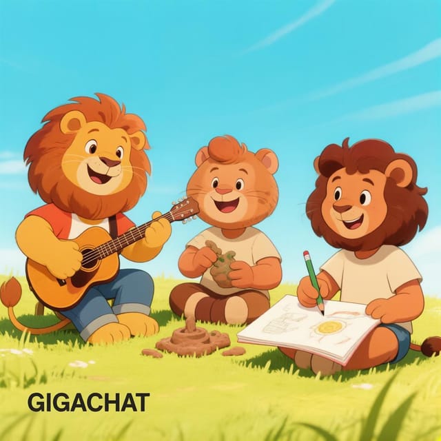 Международный день левшей — открытка, нарисованная нейросетью GigaChat