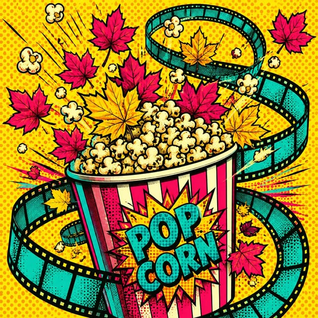 Минский международный кинофестиваль «Листопад» — открытка, нарисованная нейросетью ChatGPT