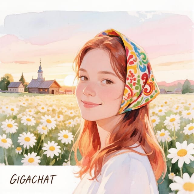 Международный день сельских женщин — открытка, нарисованная нейросетью GigaChat