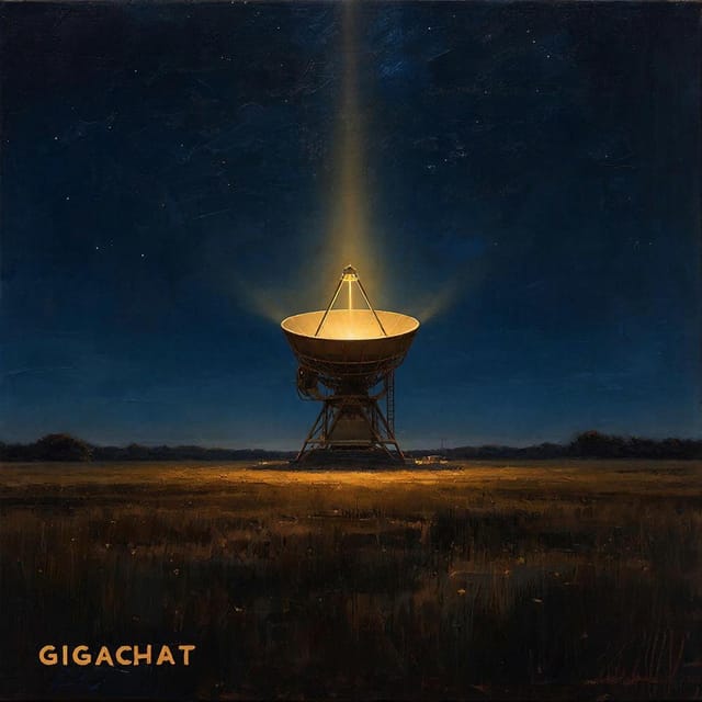 Всемирный день контакта — открытка, нарисованная нейросетью GigaChat