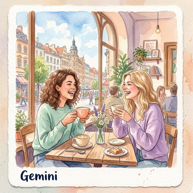 Всемирный день смеха — открытка, нарисованная нейросетью Gemini