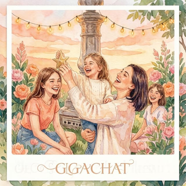 Всемирный день рока — открытка, нарисованная нейросетью GigaChat