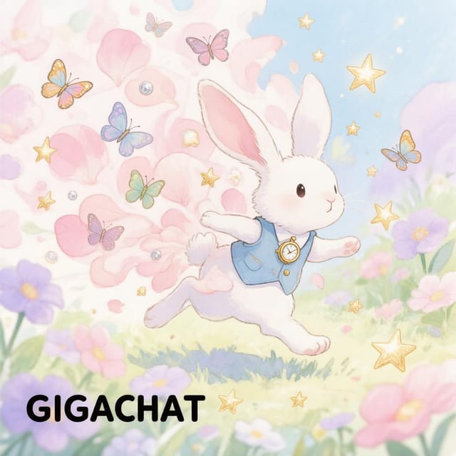 День Алисы в Стране чудес — открытка, нарисованная нейросетью GigaChat