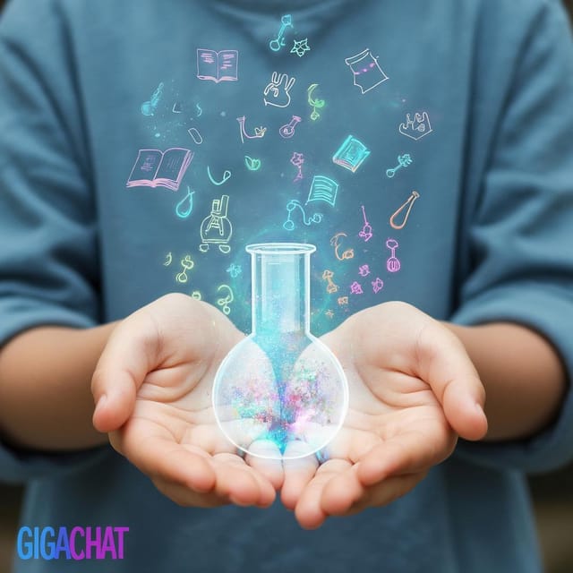 Всемирный день науки за мир и развитие — открытка, нарисованная нейросетью GigaChat