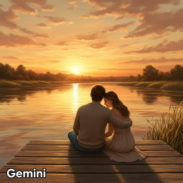 Международный день братьев и сестёр — открытка, нарисованная нейросетью Gemini