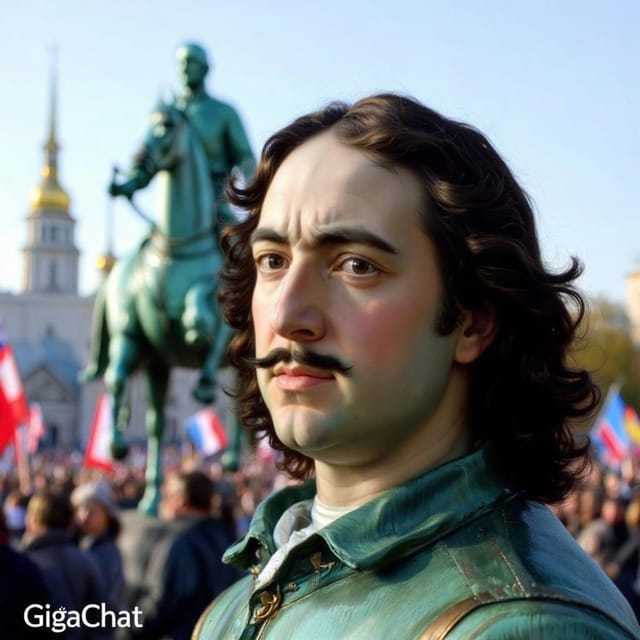 День международного признания Санкт-Петербурга — открытка, нарисованная нейросетью GigaChat