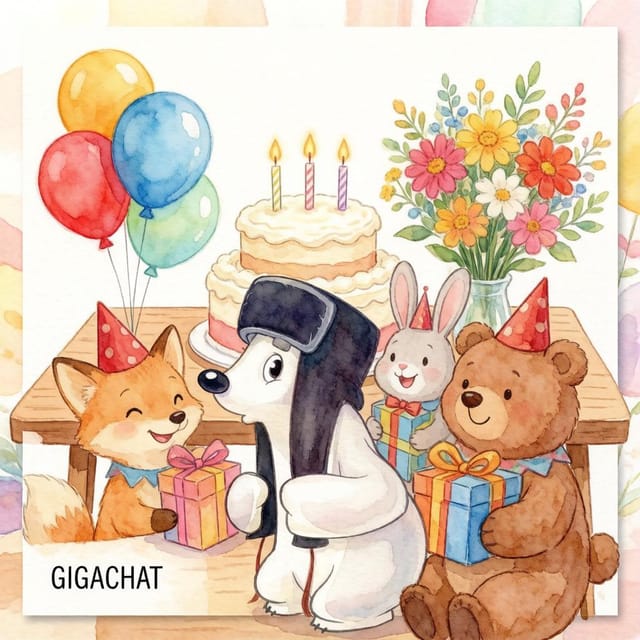 Всемирный день эмодзи — открытка, нарисованная нейросетью GigaChat