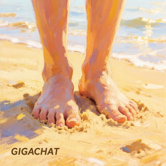 День шевеления пальцами ног — открытка, нарисованная нейросетью GigaChat