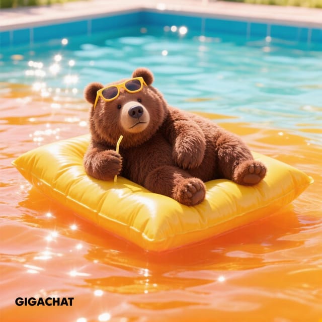 Национальный день лени — открытка, нарисованная нейросетью GigaChat