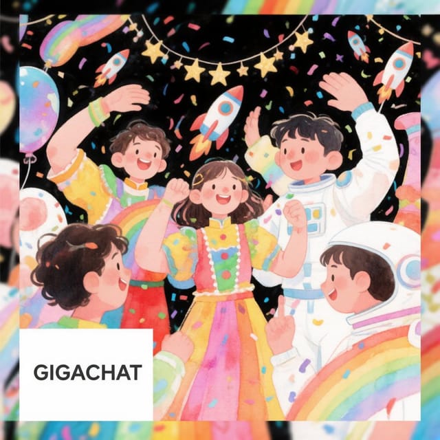 День сериала «Звездный путь» — открытка, нарисованная нейросетью GigaChat