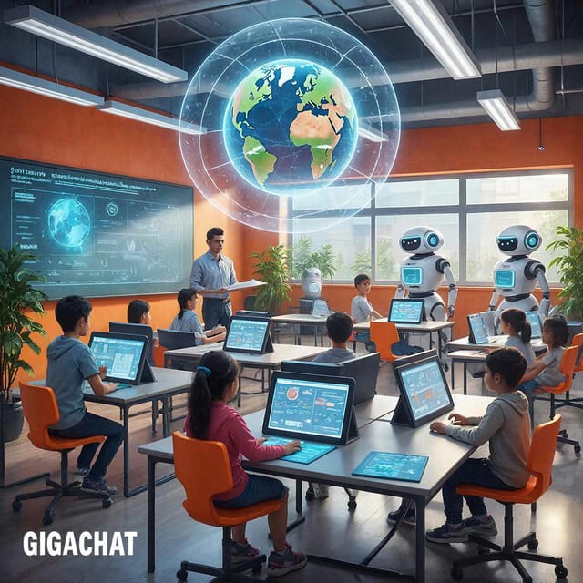 Международный день образования — открытка, нарисованная нейросетью GigaChat