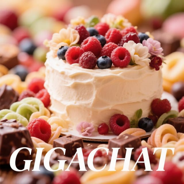 День лишнего десерта — открытка, нарисованная нейросетью GigaChat