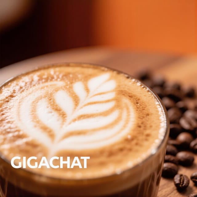 Национальный день кофе — открытка, нарисованная нейросетью GigaChat
