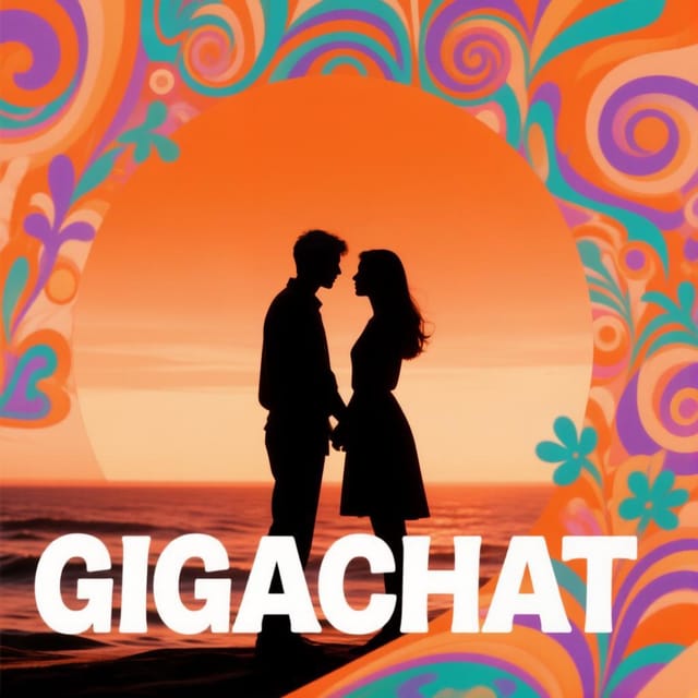 Всемирный день поцелуя — открытка, нарисованная нейросетью GigaChat