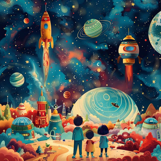 День научной фантастики — открытка