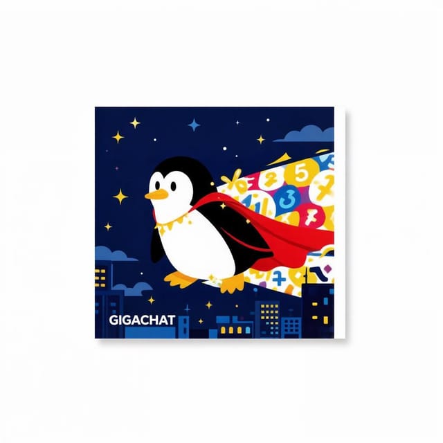 День рождения операционной системы Linux — открытка, нарисованная нейросетью GigaChat