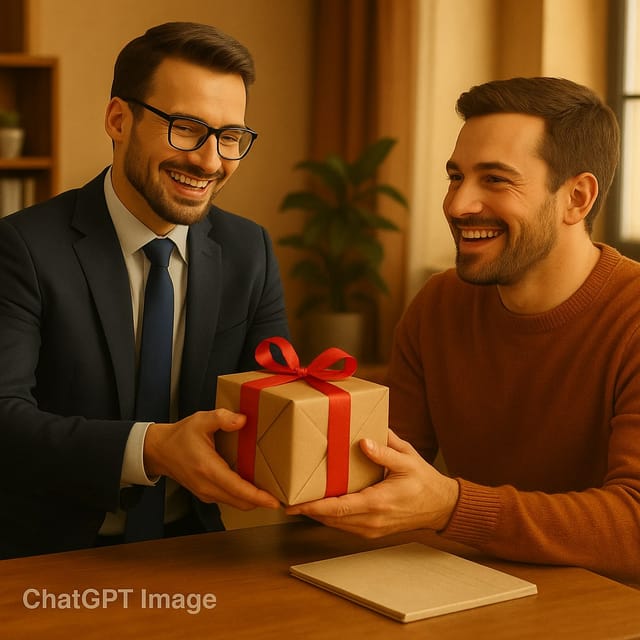 Международный день клиента — открытка, нарисованная нейросетью ChatGPT
