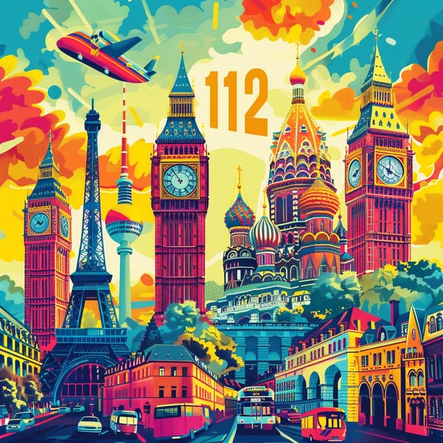 Европейский день номера 112 — открытка