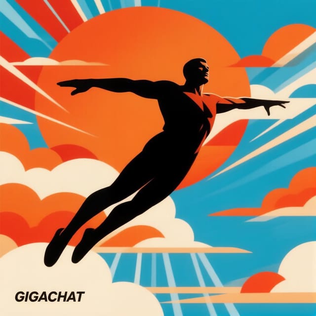 День рождения парашюта — открытка, нарисованная нейросетью GigaChat