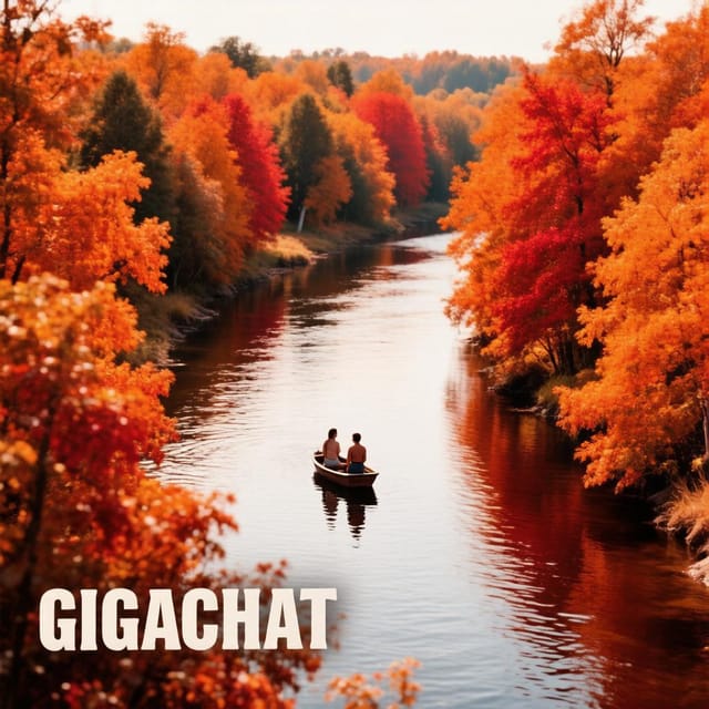 Всемирный день рек — открытка, нарисованная нейросетью GigaChat