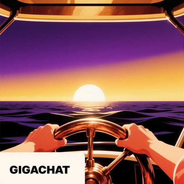 Всемирный день моря — открытка, нарисованная нейросетью GigaChat