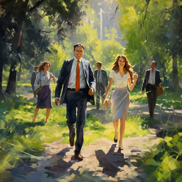 Всемирный день ходьбы 🚶♀️ — открытка