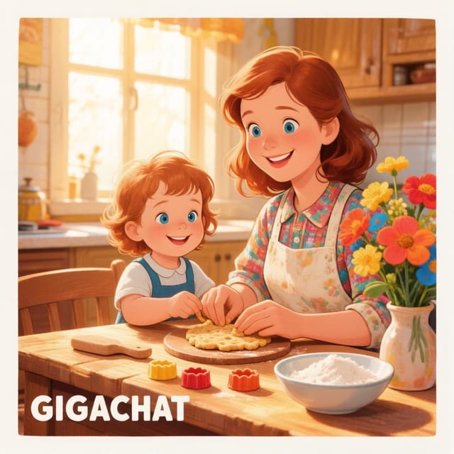 Праздник ласкового обращения — открытка, нарисованная нейросетью GigaChat