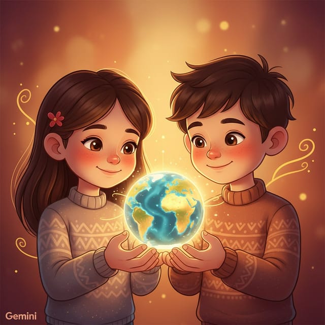 Всемирный день водных ресурсов — открытка, нарисованная нейросетью Gemini