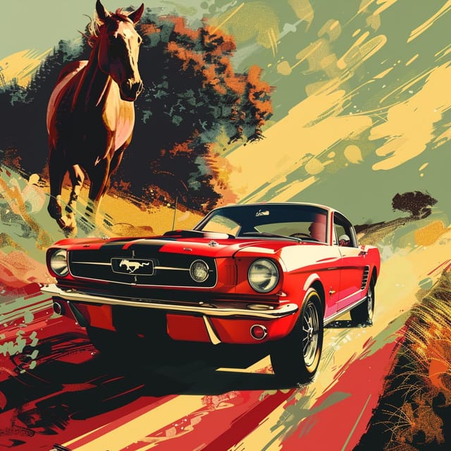 Международный день «Ford Mustang» — открытка