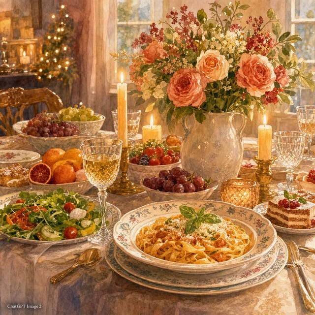 День вкусной еды — открытка, нарисованная нейросетью ChatGPT