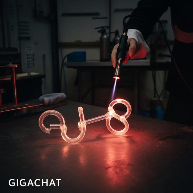 День рождения неоновой рекламы — открытка, нарисованная нейросетью GigaChat