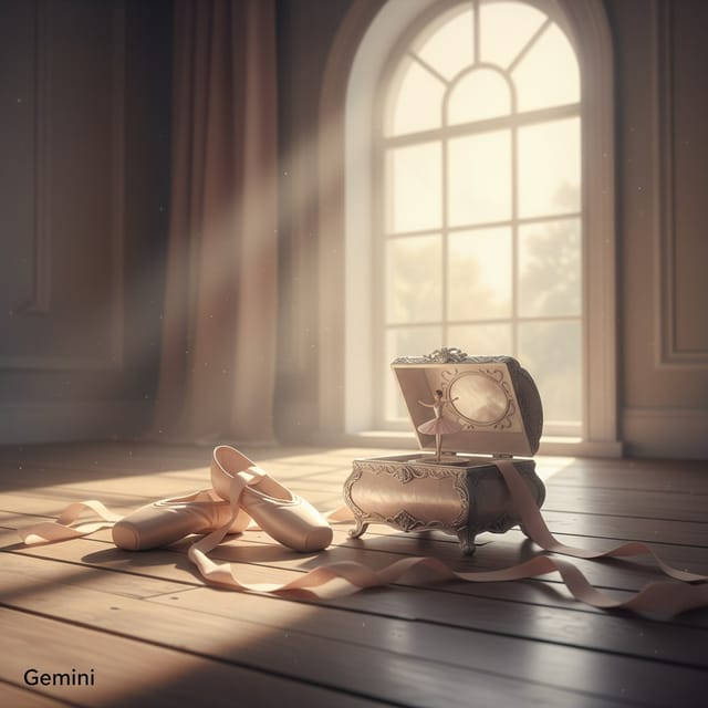 Всемирный день балета — открытка, нарисованная нейросетью Gemini
