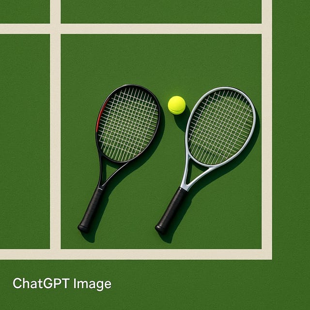 День игры в теннис — открытка, нарисованная нейросетью ChatGPT