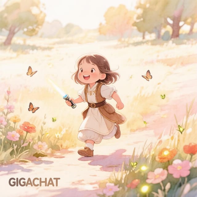 Всемирный день «Звёздных войн» — открытка, нарисованная нейросетью GigaChat