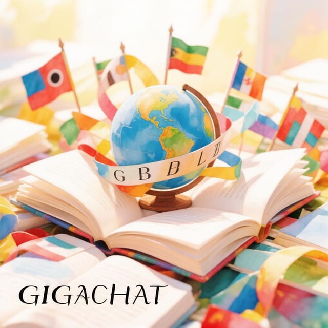Международный день переводчика — открытка, нарисованная нейросетью GigaChat