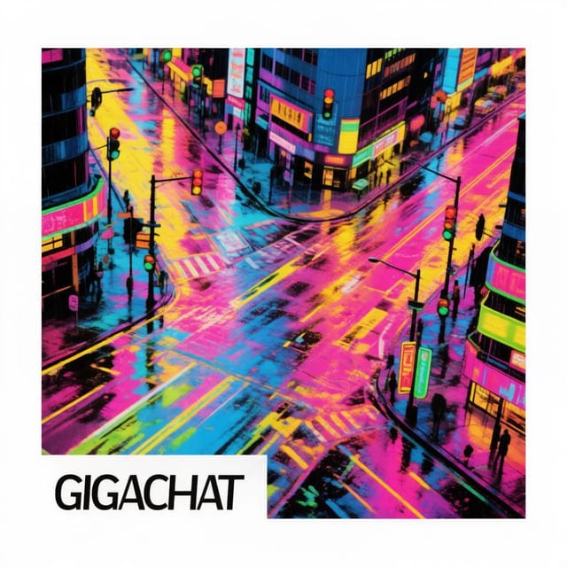 Международный день светофора — открытка, нарисованная нейросетью GigaChat