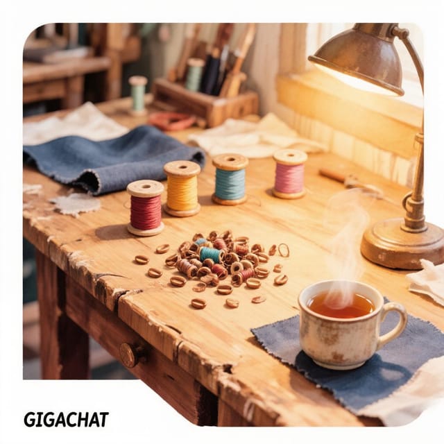 День рождения джинсов — открытка, нарисованная нейросетью GigaChat