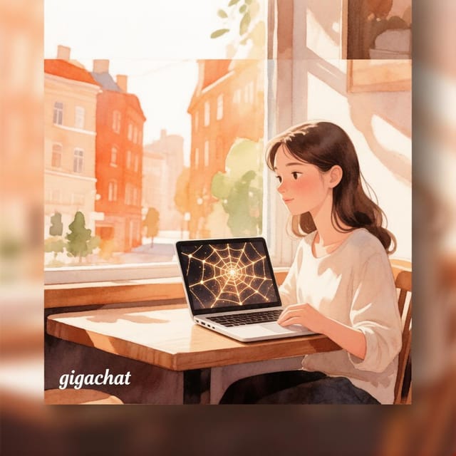 День всемирной паутины — открытка, нарисованная нейросетью GigaChat