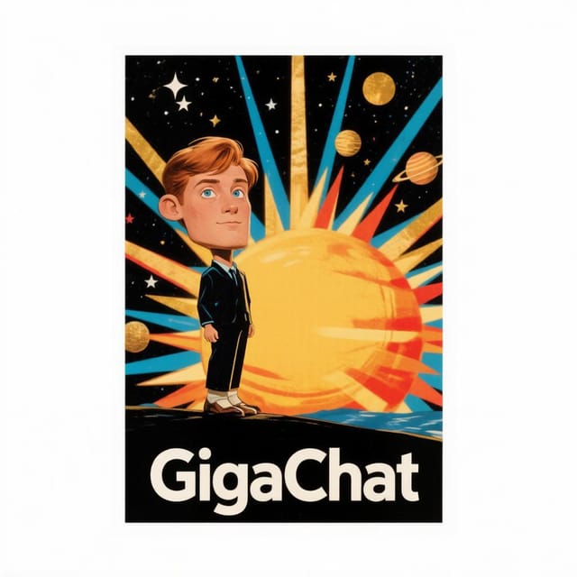 День открытия гелия — открытка, нарисованная нейросетью GigaChat