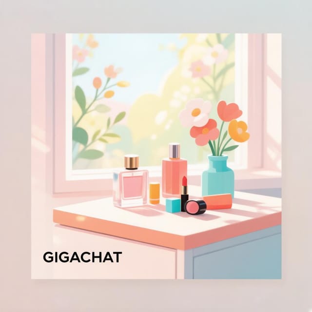 Международный день макияжа — открытка, нарисованная нейросетью GigaChat