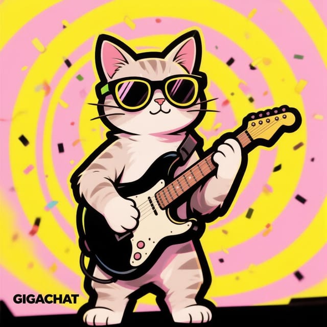 Международный день музыки — открытка, нарисованная нейросетью GigaChat