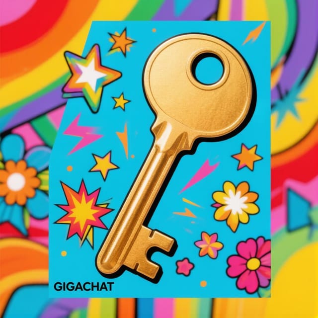 День открытия новых дверей — открытка, нарисованная нейросетью GigaChat