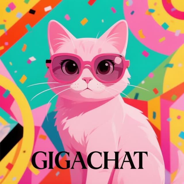 День Розовой Пантеры — открытка, нарисованная нейросетью GigaChat