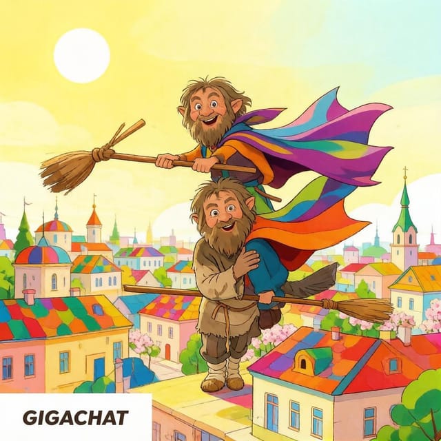 Международный день Гарри Поттера — открытка, нарисованная нейросетью GigaChat