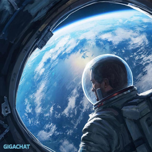 День вращения Земли 🌍 — открытка, нарисованная нейросетью GigaChat