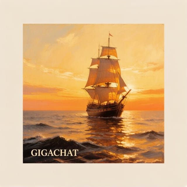 День моряка — открытка, нарисованная нейросетью GigaChat